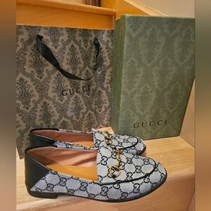 Gucci Women's Monogram Loafers